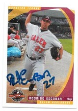 RODRIGO ESCOBAR 2006 GRANDSTAND AUTOGRAPHED SIGNED SALEM AVALANCHE ASTROS