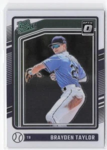 2024 Donruss Brayden Taylor #171 Optic Rated Prospect - Picture 1 of 2