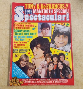 Tiger Beat Magazine - OCT 1973 Donny Osmond, Richard Thomas, David Cassidy - Picture 1 of 2