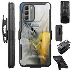 Holster Case For Nokia G400 5G Phone Case Kick Stand Cover Eagle Half