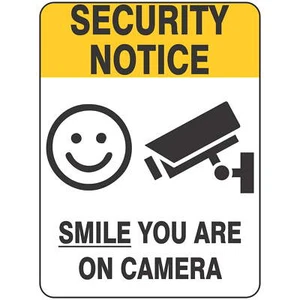 Cctv Smile You Are On Camera | Security Signs - Picture 1 of 1