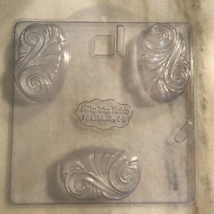 NWOT Unique Milky Way Hard Plastic Swirls Oval Soap Mold - Picture 1 of 3