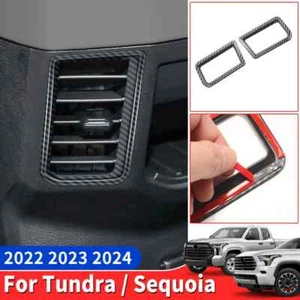 For 22-24 Toyota Tundra Sequoia rear air conditioning outlet decoration frame - Picture 1 of 8