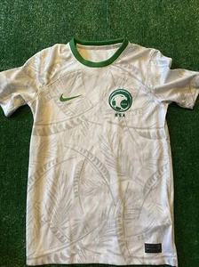 NWOT 80$ Rare Saudi Arabia Soccer Football Maglia Jersey Youth M - Picture 1 of 6