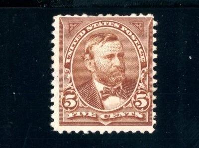 USAstamps Unused FVF US Serie of 1895 Grant Scott 270 OG MHR  - Image 1 of 2