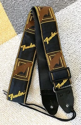Vtg 80's Fender Classic Case Candy Ace Style Woven Guitar Strap Made in USA - Image 1 of 4