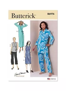 Butterick Easy SCHNITTMUSTER B6976 Misses' Loungewear Set Größen 8-16 oder 14-22 - Bild 1 von 8