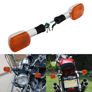 2x Turn Signal Blinker Lights Fit For Honda Shadow 500 VT500C Rebel CA250 CMX250 - Picture 1 of 14