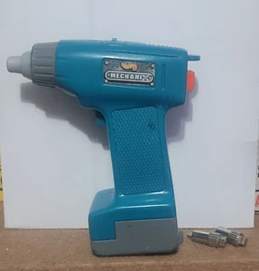 Trapano elettrico HOT WHEELS MECHANIX 1997 blu RARO 2 punte - Foto 1 di 1