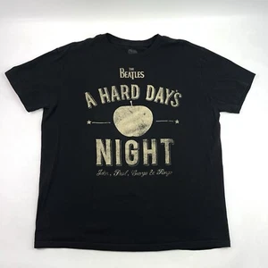 Apple Corps The Beatles "A Hard Day's Night" Black Top T-Shirt Women's Size XL - Picture 1 of 6