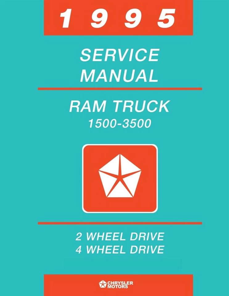 Руководство по эксплуатации грузовика 1995 Dodge Ram 1500-3500 - Изображение 1 из 4