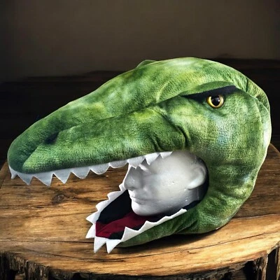 Плюшевый костюм динозавра T-Rex для Хэллоуина ТОЛЬКО шляпа Pottery Barn Kids нарядная одежда - Изображение 1 из 4