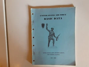 United States Air Force Basic Data Army Infantry School 1966 Fort Benning Ga. - Picture 1 of 12