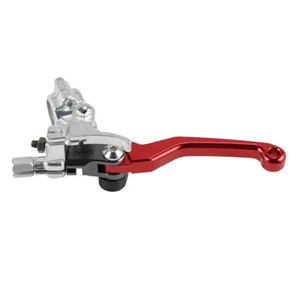 CNC Clutch Lever Red For Honda CRF250R CRF450R 2004-2008 CRF250X CRF450X 05-17 - Picture 1 of 9