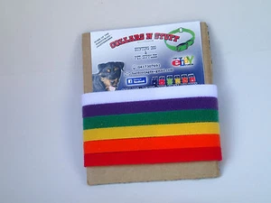 Puppy kitten ID bands, collars (6 Colours) 13" Dog Pig Dog Pets kitten - Picture 1 of 1