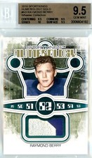 2010 SPORTKINGS RAYMOND BERRY NUMEROLOGY GOLD #N3 - GRADED BGS GEM MINT 9.5