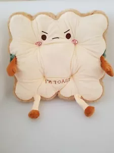Nuovo Creative Toast Bread Futon cuscino pigro sedia pavimento casa peluche - Foto 1 di 14