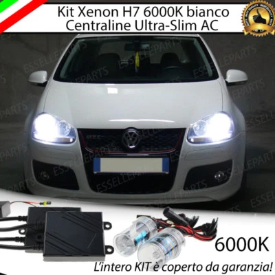 LED INTERNI + POSIZIONE + TARGA + FENDINEBBIA + KIT XENON 6000K VW GOLF 5 V - Immagine 1 di 4