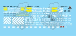 Nebraska Central Railroad Locomotives NCRC GP38-3 SD38-2 GP38-2 GP40 GP9R S... - Picture 1 of 7