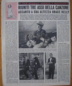 SORRISI E CANZONI 1957 GRACE KELLY HIGH SOCIETY FILM BING CROSBY SINATRA COVER - Bild 1 von 1