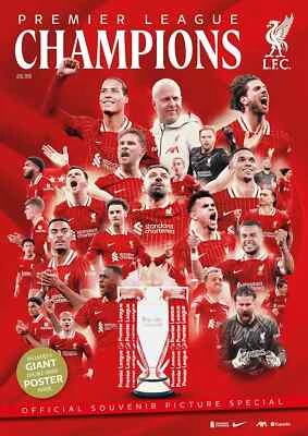 Liverpool FC Premier League Champions 2024/25 - Official Special Souvenir - Image 1 of 2