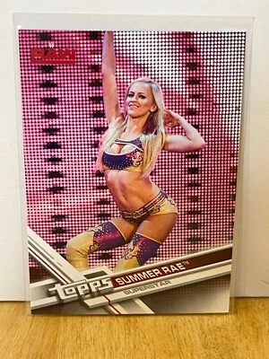Summer Rae 2017 Topps WWE Then Now Forever Raw Divas #137 Wrestling Card - Image 1 of 2