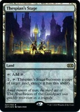 x1 MTG Magic The Gathering Thespian's stage Foil Double Masters