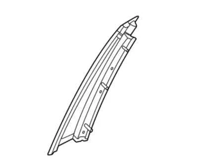 New 2022-2024 Hyundai Genesis GV70 Garnish Assy-RR DR FR FRA OEM 83260-AR000 — 第 1/4 张图片