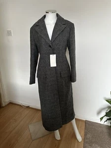 ZARA ZW COLLECTION COMBINED WOOL COAT - Picture 1 of 12