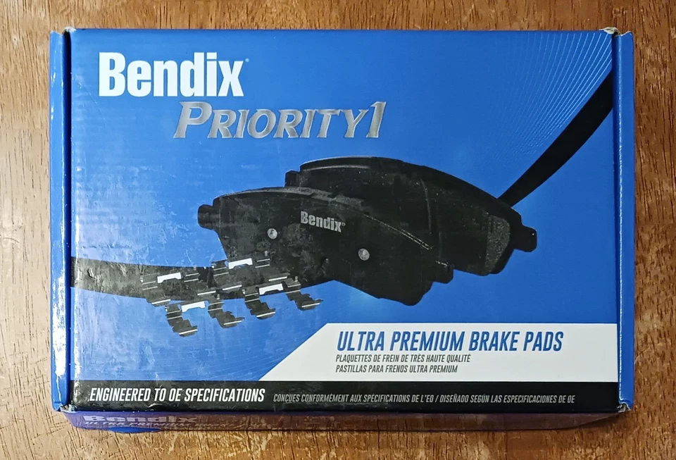 Bendix Priority1 Juego Pastillas Freno Delanteras Cerámicas CFC1568, 12-17 Fiat 500, 68102483AB Foto 1 de 4