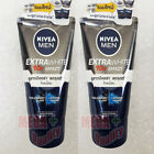 2X50g Nivea For Men Extra Bright Pore Minimizer Mud Cool Facial Foam 10 In 1