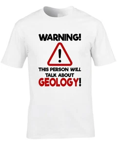 T-shirt uomo geologia divertente rocce scienza materiali studio soggetto idea regalo cool - Foto 1 di 2
