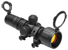 NcSTAR Compact RBR Scope 3-9x42 P4 "Rubber Coated" ILLUMINATED R/G w/ Rings BLK