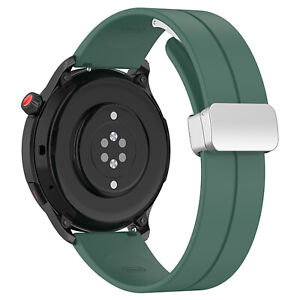 Optional Magnetic Silver Buckle Watch Strap Braceket for Amazfit GTR Mini