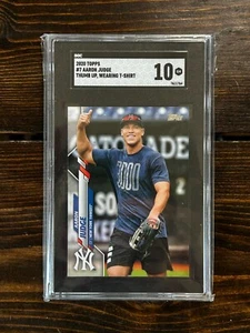 2020 Topps Aaron Judge #7 Warm-Up Thumbs Up Variation  SGC 10 - Picture 1 of 1