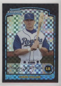 2003 Bowman Chrome X-Fractor Chris Fallon #211 Rookie RC