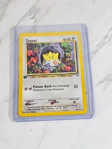 Togepi Pokémon GCC 1a Edizione Togepi 51/111 Neo Genesis Set Quasi Nuovo BUONE CONDIZIONI - Foto 1 di 19