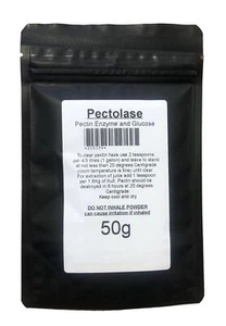 Pectolase 50g Pouch Pectin Enzyme Glucose Juice Extraction Clearing Pectin Haze - Picture 1 of 1
