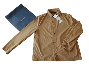 ZARA MEN'S BI-STRETCH JACKET OVERSHIRT 4432/455 | WATER REPELENT | XL | NEW - Picture 1 of 8