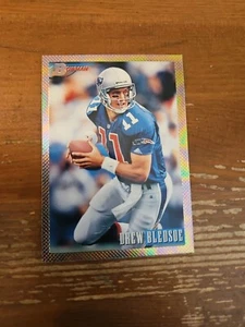 ๐ 1993 Topps Bowman Football Foil Base Card Rookie #280 Drew BLEDSOE ๐ - Picture 1 of 1