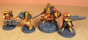Warhammer 40K - Space Marines - Minotaurs - Troops x3 + Captain (BZ5) - Picture 1 of 5
