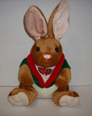 Vtg 1995 Commonwealth Velveteen Rabbit Plush 14" tall Anthropomorphic - Image 1 of 4