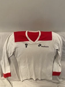 Rarissima maglia da calcio Bari sponsor Pouchain Tg L 1980 da collezione - Picture 1 of 16