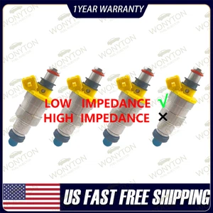 4Pcs NEW 195500-1070  Fuel Injectors For Honda Gold wing GL1200 1984-1987 - Picture 1 of 6