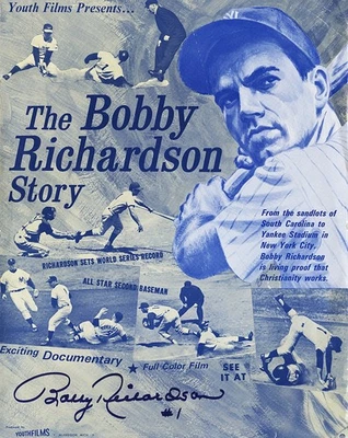 1965 Bobby Richardson Signed "The Bobby Richardson Story" 11x14 Poster JSA - Image 1 of 2