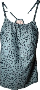 Kona Sol Tankini Flyaway Leopardenmuster grün Schwimmoberteil Größe XL X - Bild 1 von 5