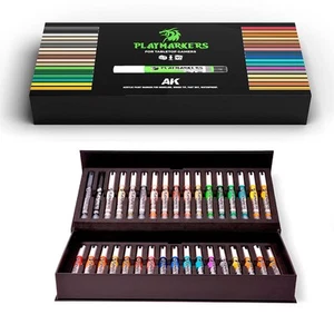 AK Special Box Playmarkers Full Range (34 acrylic paint markers) - Picture 1 of 1