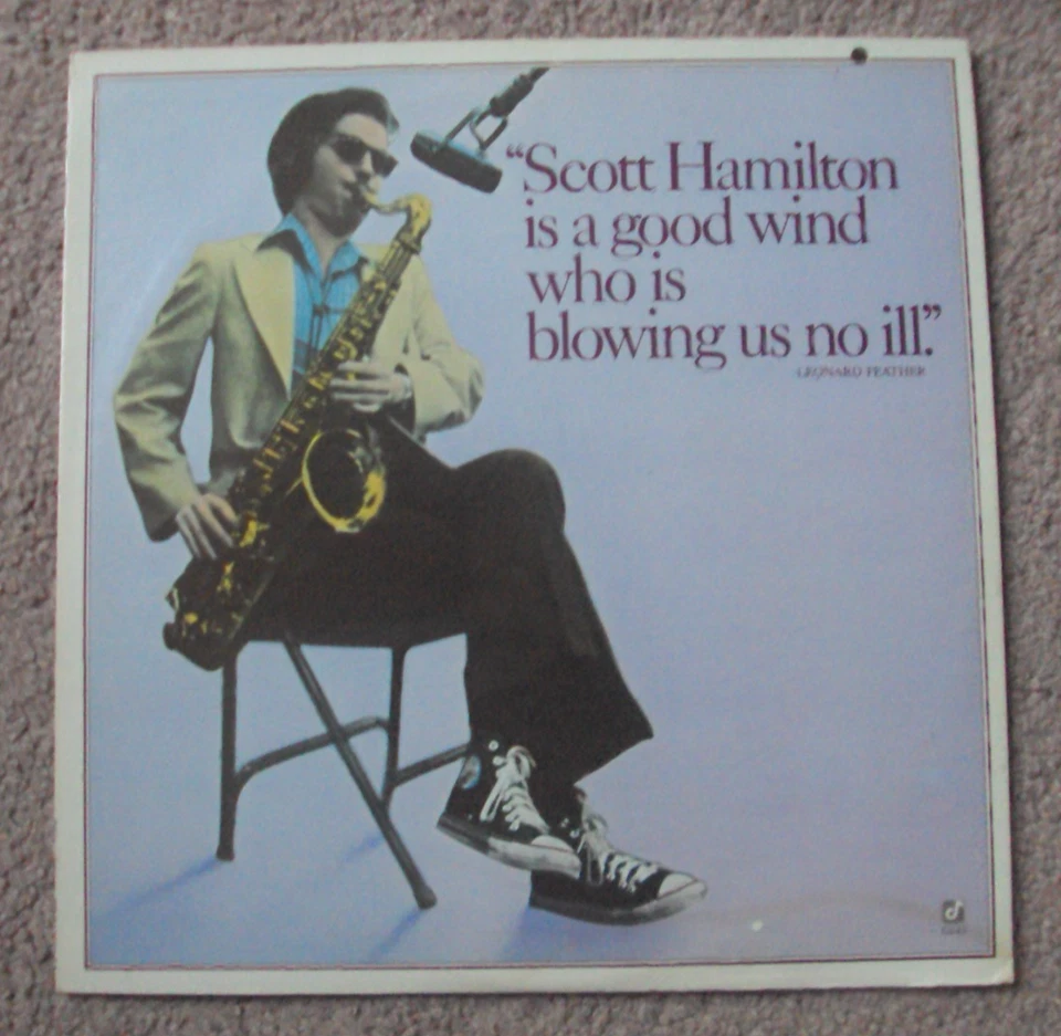 SCOTT HAMILTON s/t LP late-70's jazz Concord Jazz Nat Pierce Monty Budwig Foto 1 de 1
