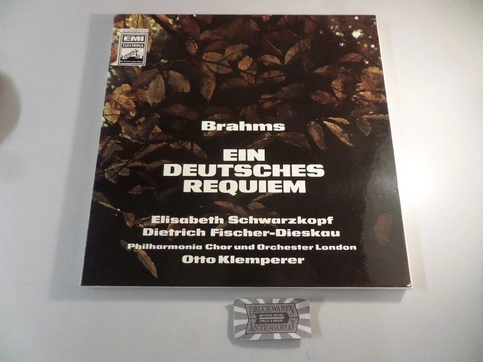 Brahms: Ein deutsches Requiem [Vinyl, 2 LP Box-Set, 1 C 161-00545 S/46] Brahms,  - Bild 1 von 1