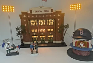 Department 56 Christmas MLB Series Fenway Park Stadium Lights Refreshments More - Picture 1 of 19